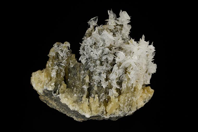 COLEMANITE on CALCITE